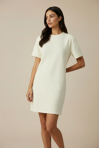 Vanilla Sprinkle Cotton t-shirt dress