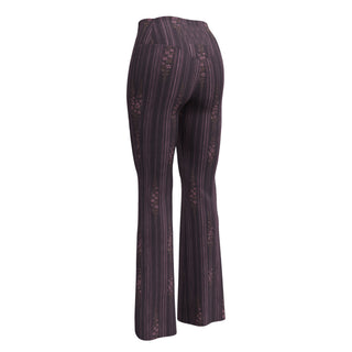 Lilac Midnight Bloom Flare leggings