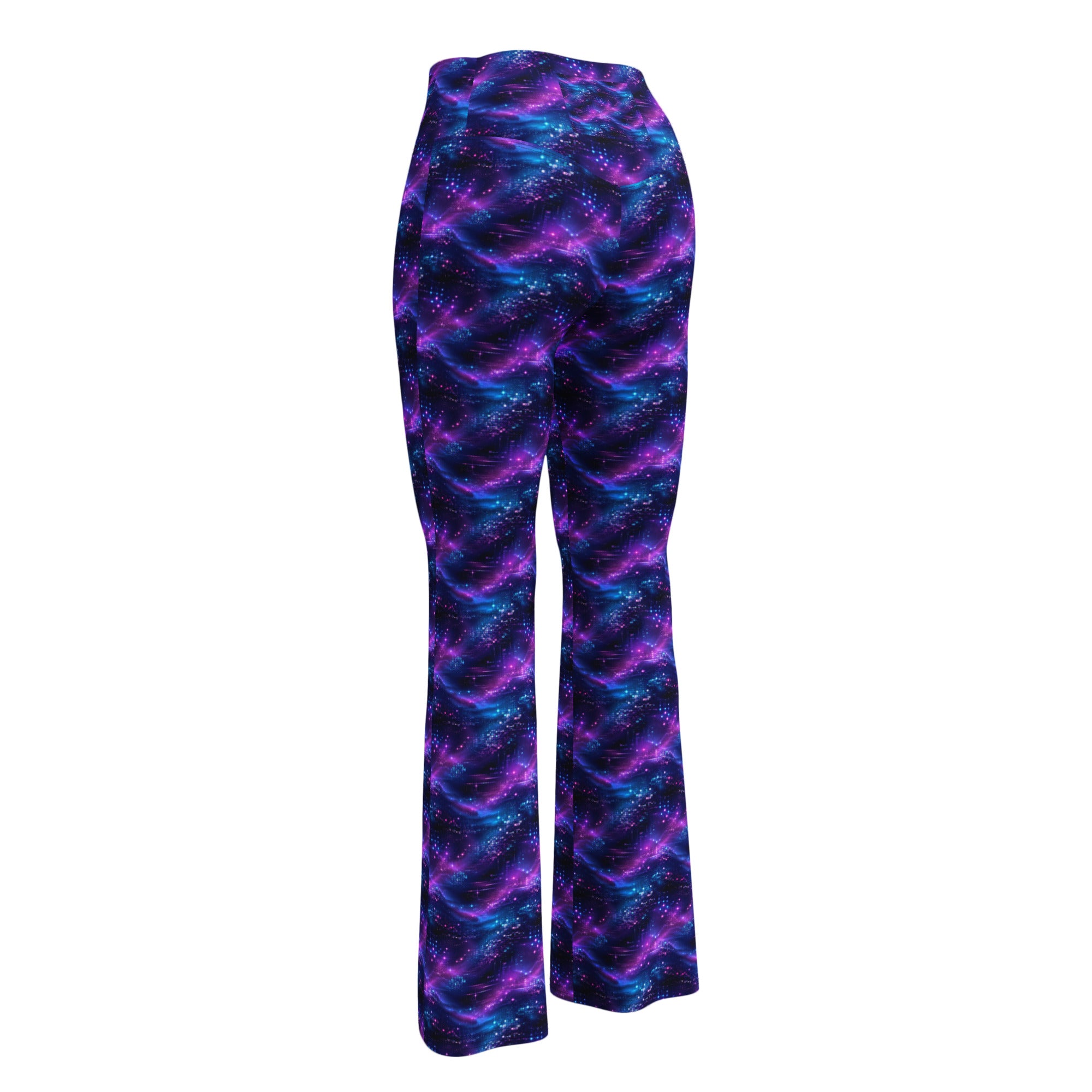 Neon Dusk Flare leggings