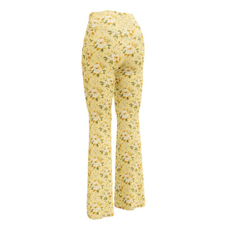 Golden Blossom Flare leggings