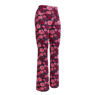 🌹 Crimson Garden Flare leggings 6XL