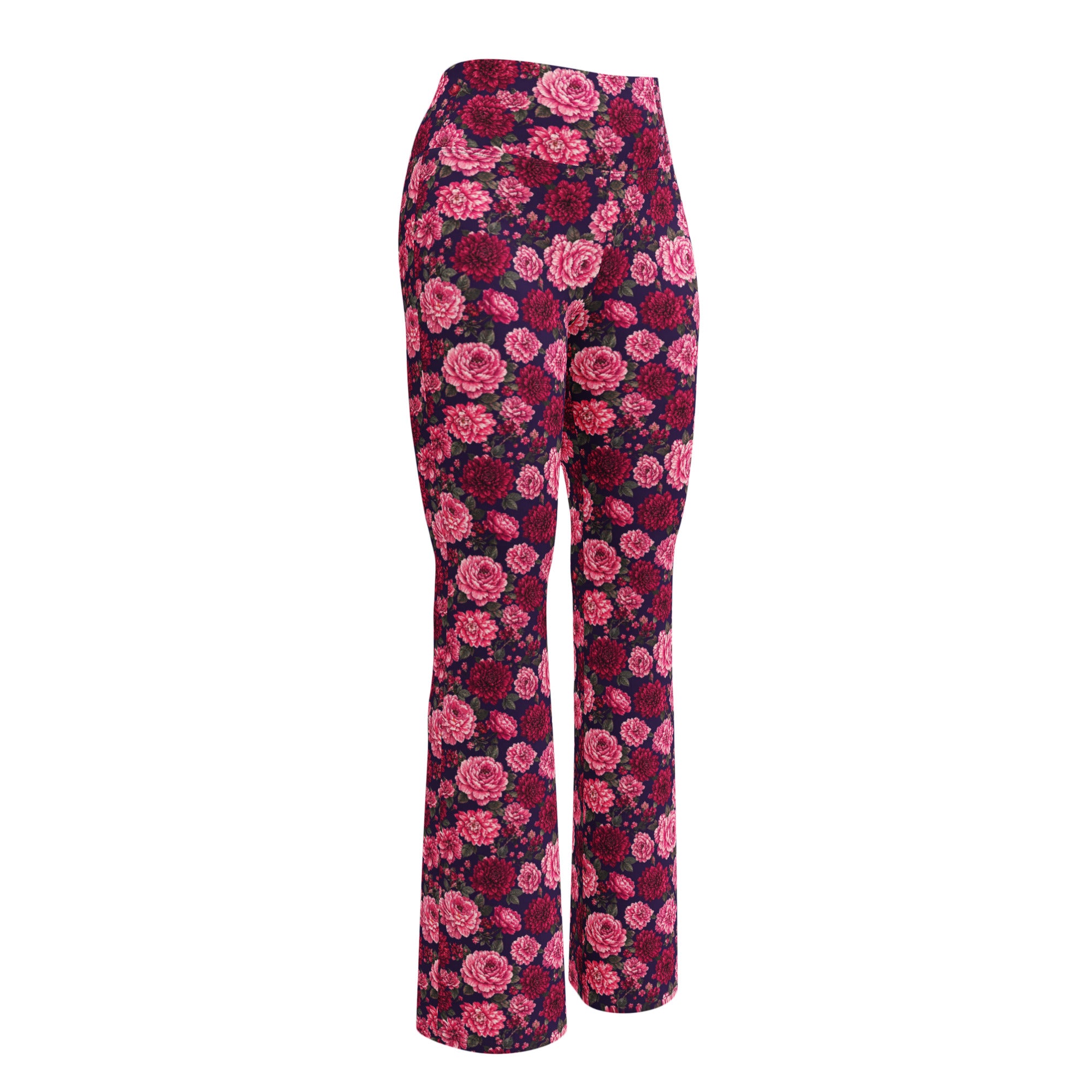 🌹 Crimson Garden Flare leggings 6XL