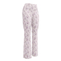 Lilac Bloom Flare leggings 6XL