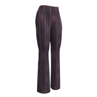 Lilac Midnight Bloom Flare leggings 6XL
