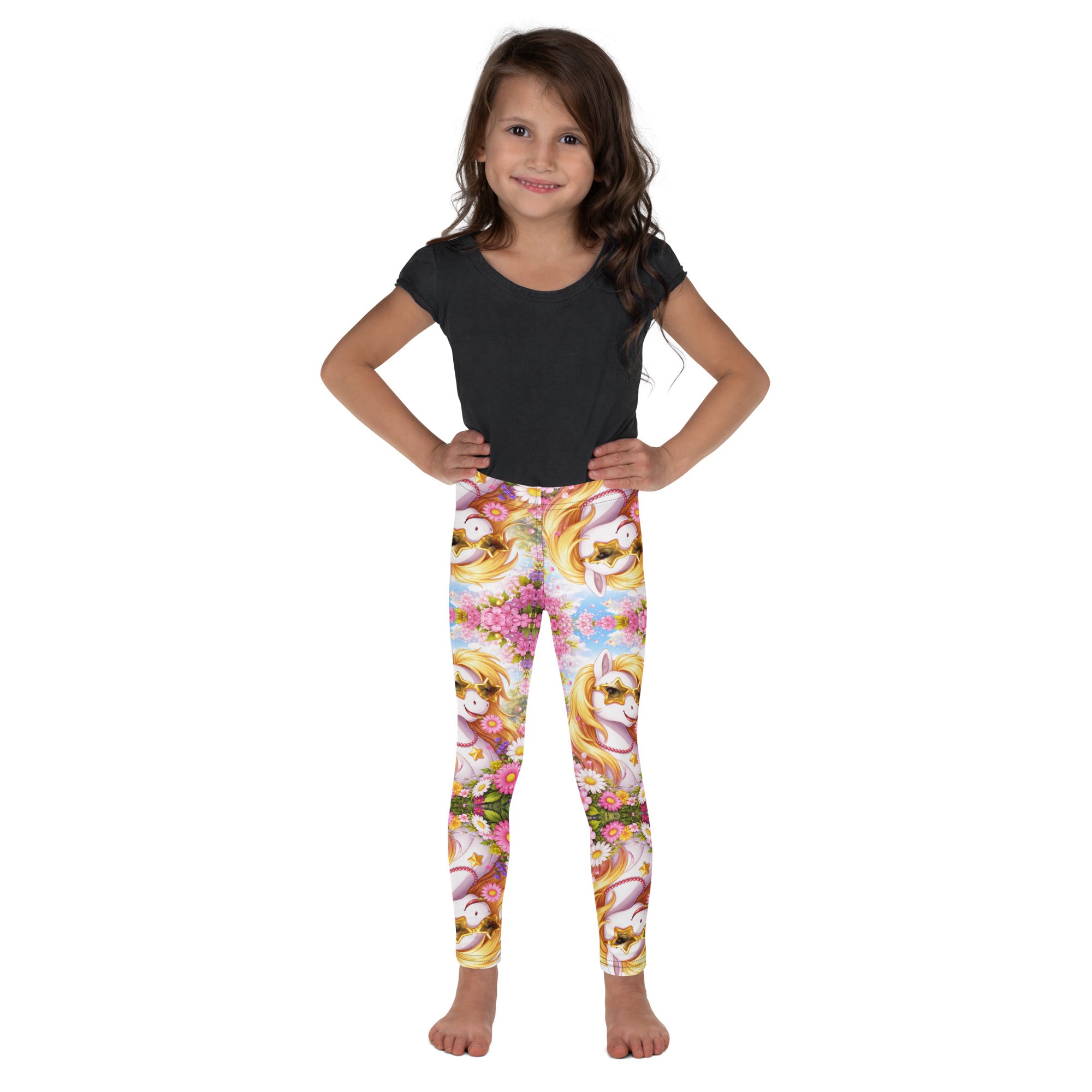 Super Star Pony Kids Leggings – Soft & Stretch 🌸🌸