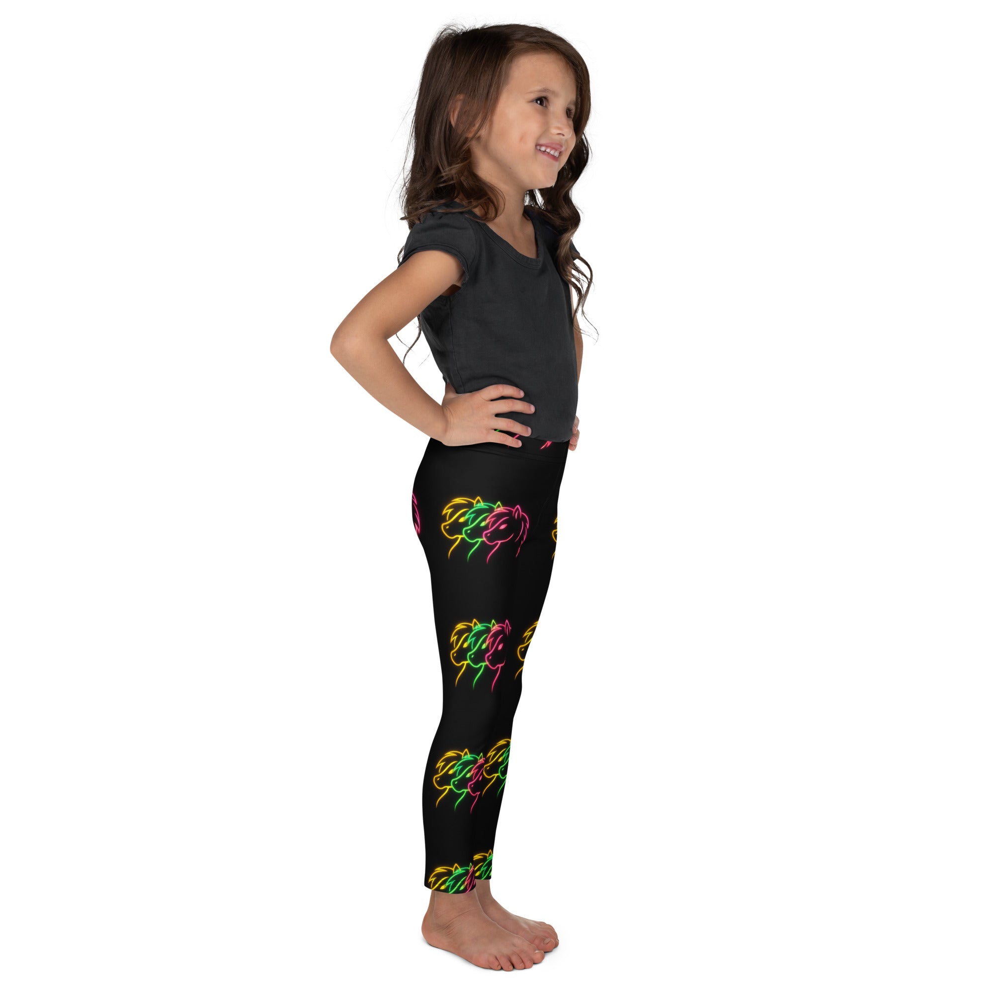Triple Pony stack Kid's Leggings