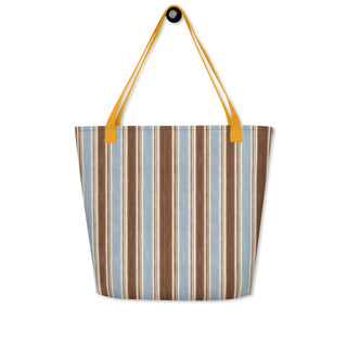Powder and Cocoa Large Tote Bag