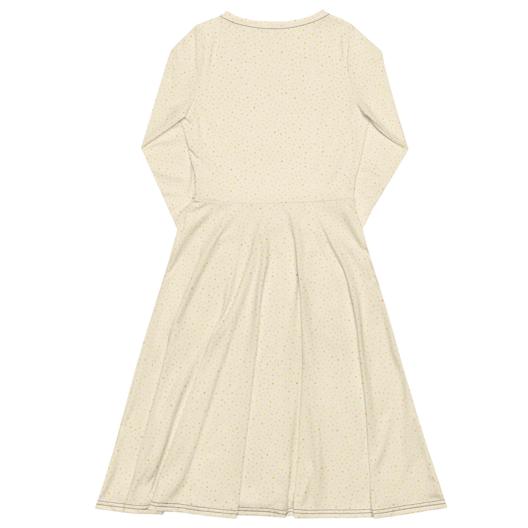 Vanilla Sprinkle long sleeve midi dress