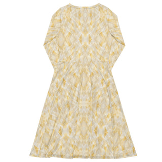 Vanilla Prism Long sleeve midi dress