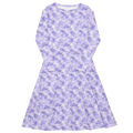 Lavender 🪻 Bloom long sleeve midi dress 3XL