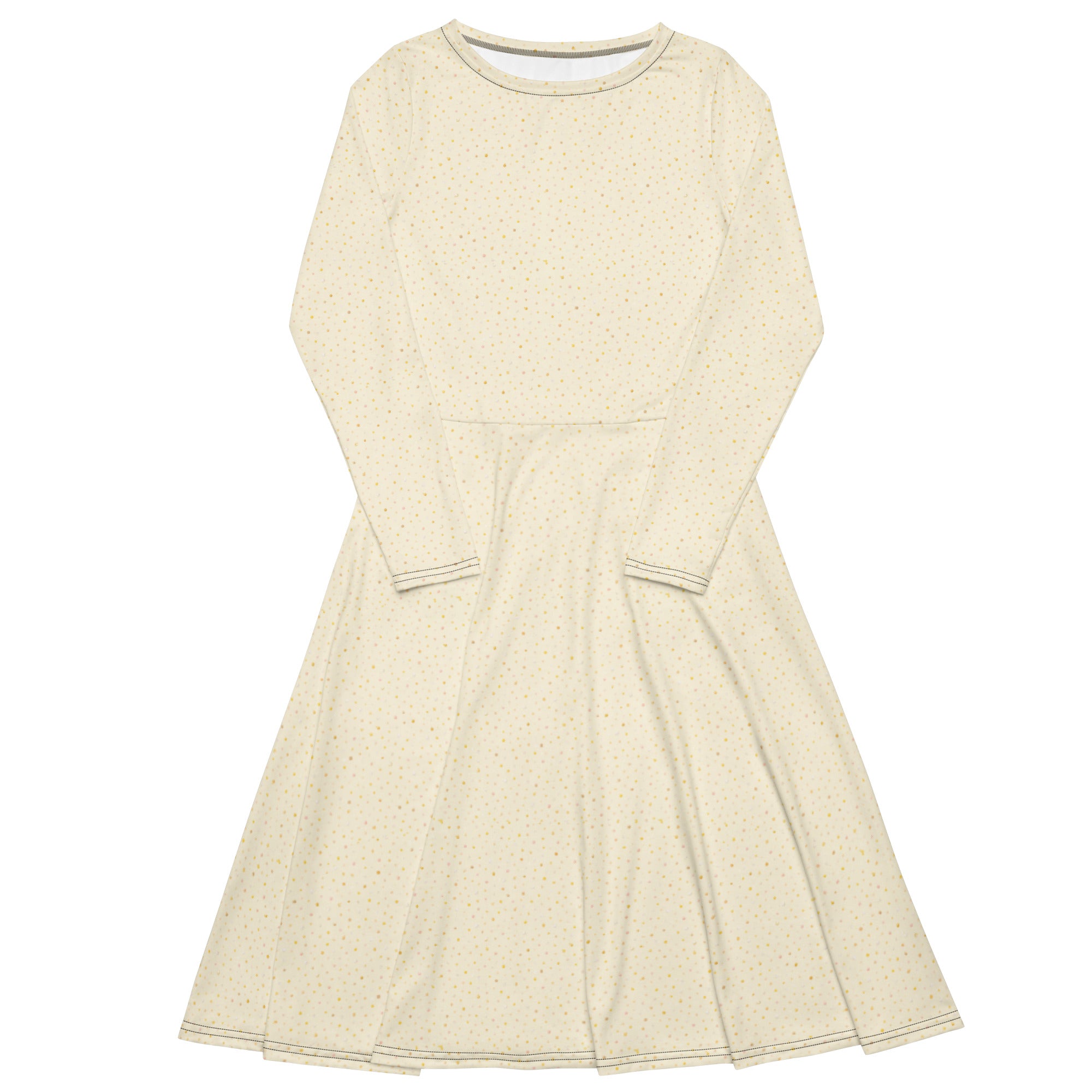 Vanilla Sprinkle long sleeve midi dress 3XL