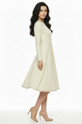 Vanilla Sprinkle long sleeve midi dress