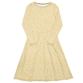 Butter Bloom long sleeve midi dress