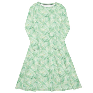 Mint long sleeve midi dress 3XL