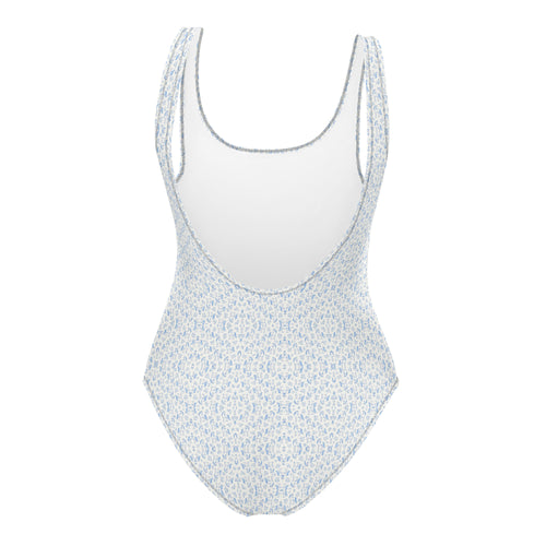 Azure Whisper Ponies One-Piece Swimsuit