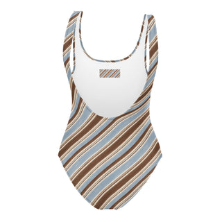 Powder and Cocoa One-Piece Swimsuit