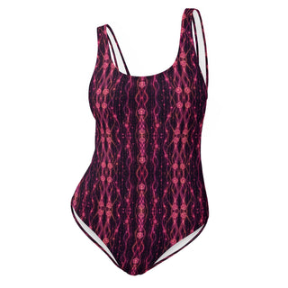 Rose Frequency One-Piece Swimsuit 3XL