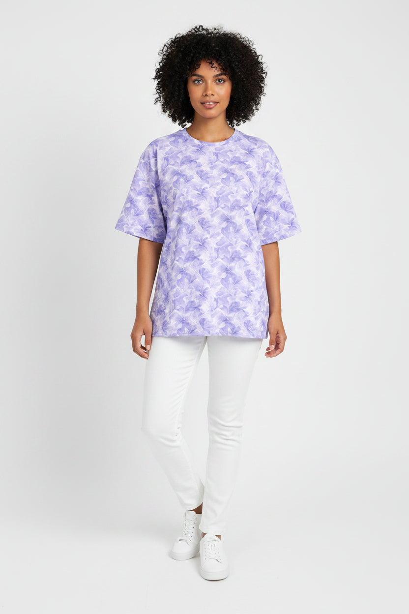 Lavender 🪻 Bloom Oversized cotton t-shirt 6XL