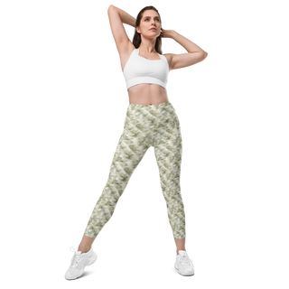 Sage 🌿Calm Bloom Leggings with pockets