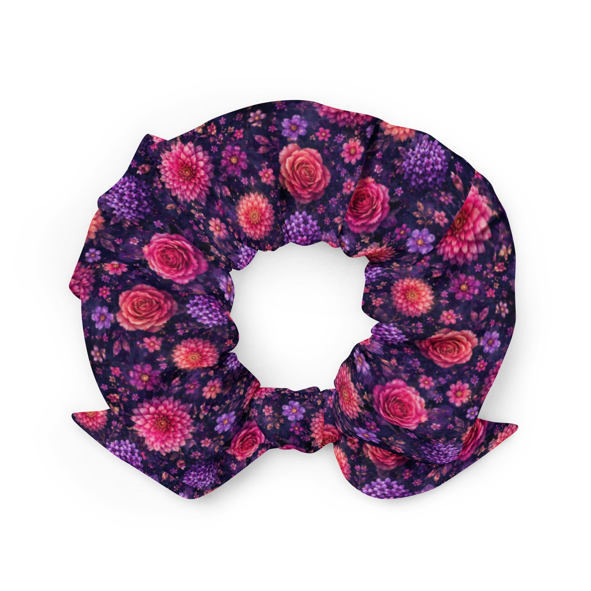 Velvet Bloomveil 🖤 Scrunchie