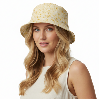 Butter Bloom Reversible bucket hat