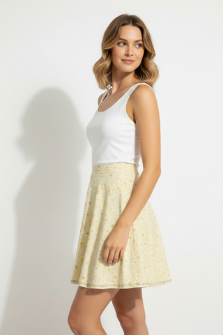 Butter Bloom Skater Skirt