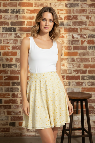 Butter Bloom Skater Skirt