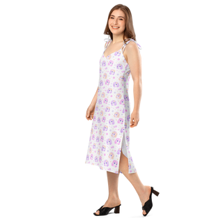 Petal Pony Dreams Tie-strap midi dress