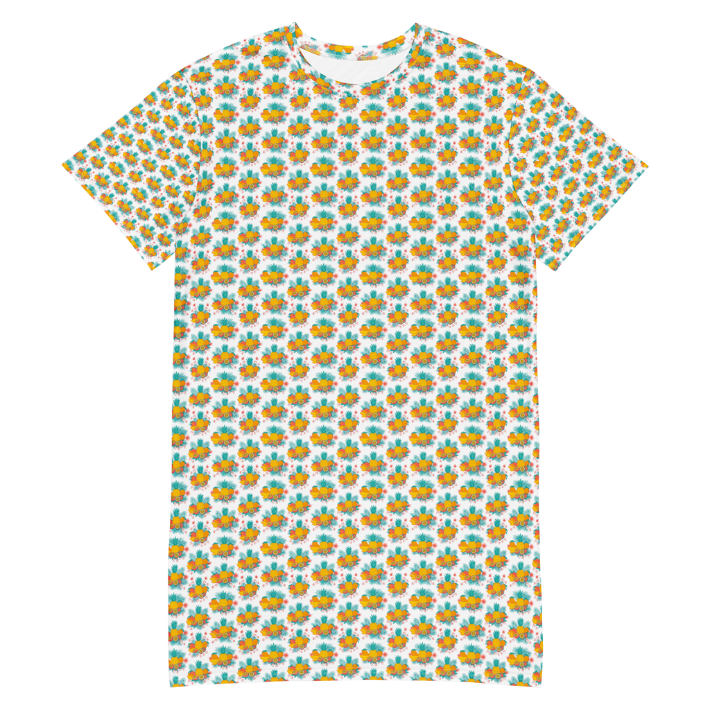 🍍 Tropical Pony Pop 🌴☀️ T-shirt dress 3XL