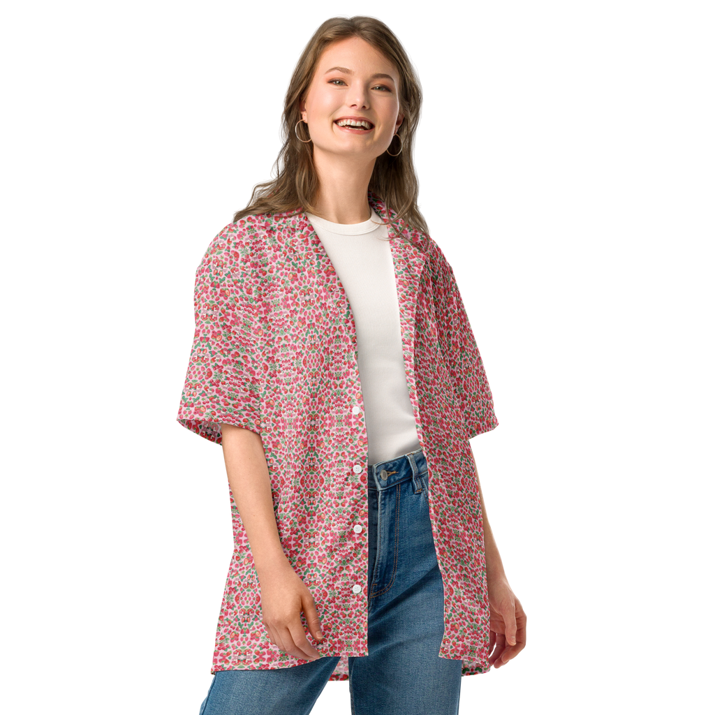 🍓 Berry Pony Pop button shirt