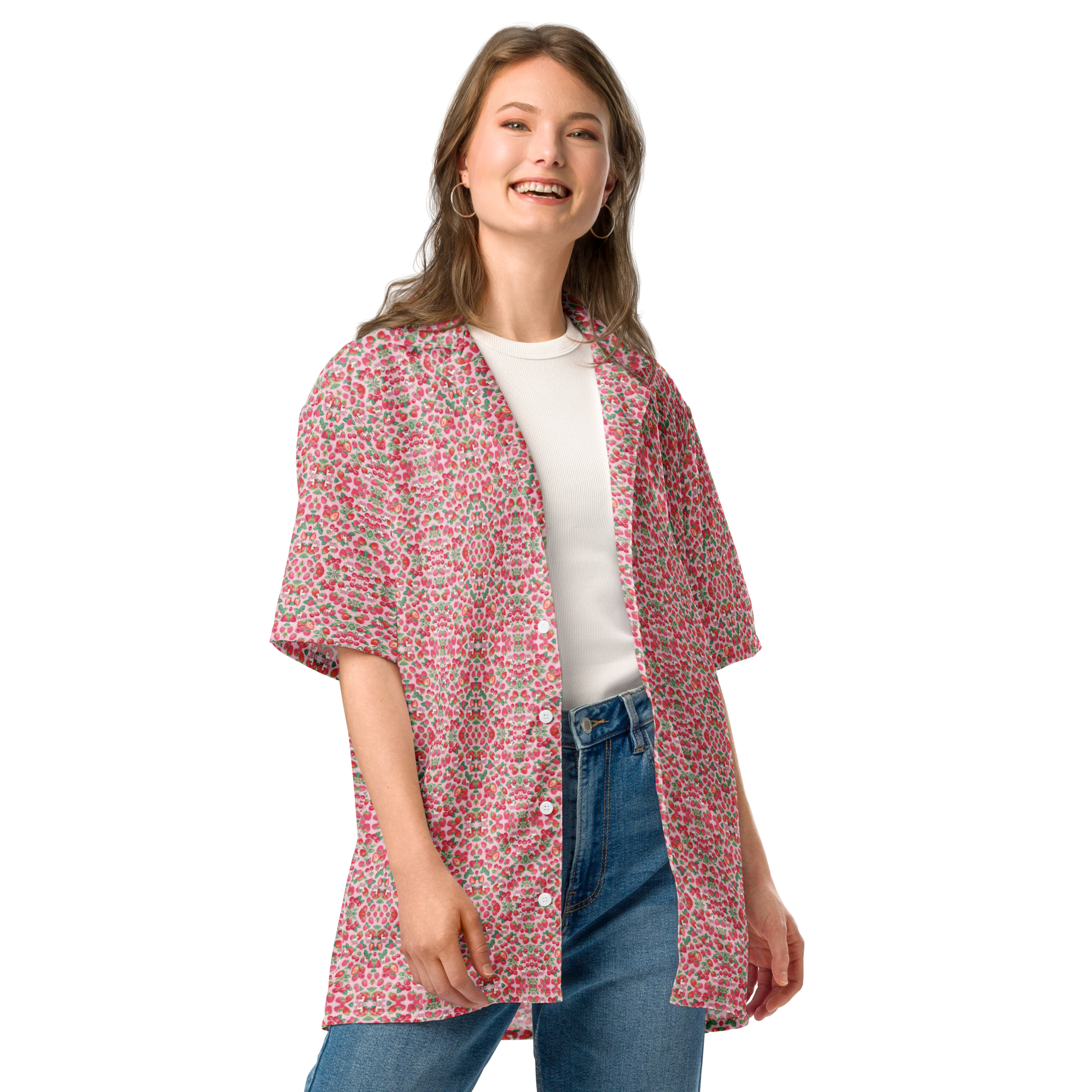 🍓 Berry Pony Pop button shirt