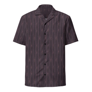 Lilac Midnight Bloom button shirt 6XL