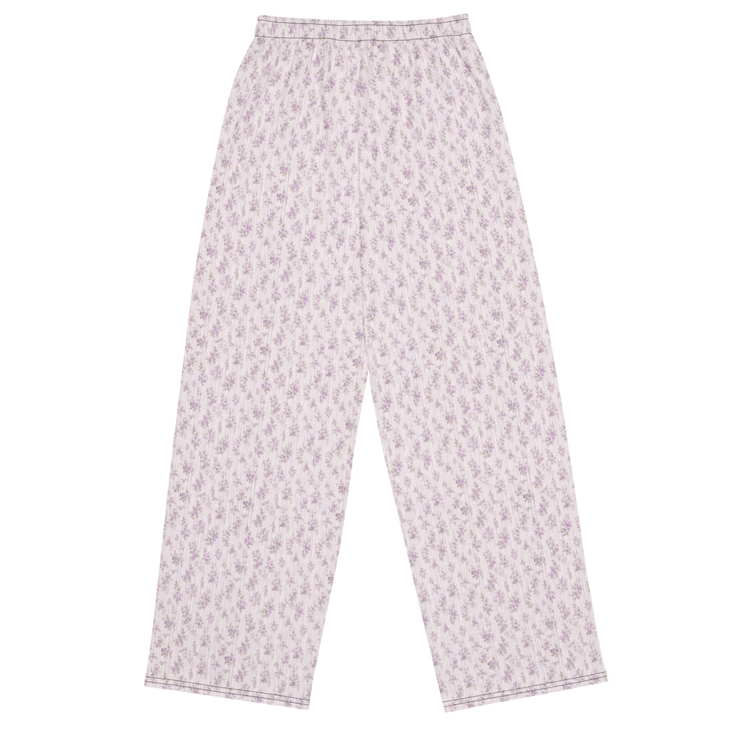Lilac Bloom Wide-leg pants