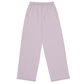Lilac Micro wide-leg pants