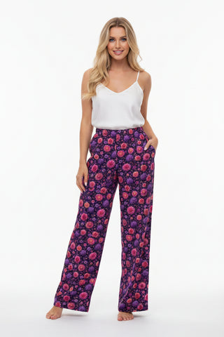 Velvet Bloomveil 🖤 wide-leg pants 6XL