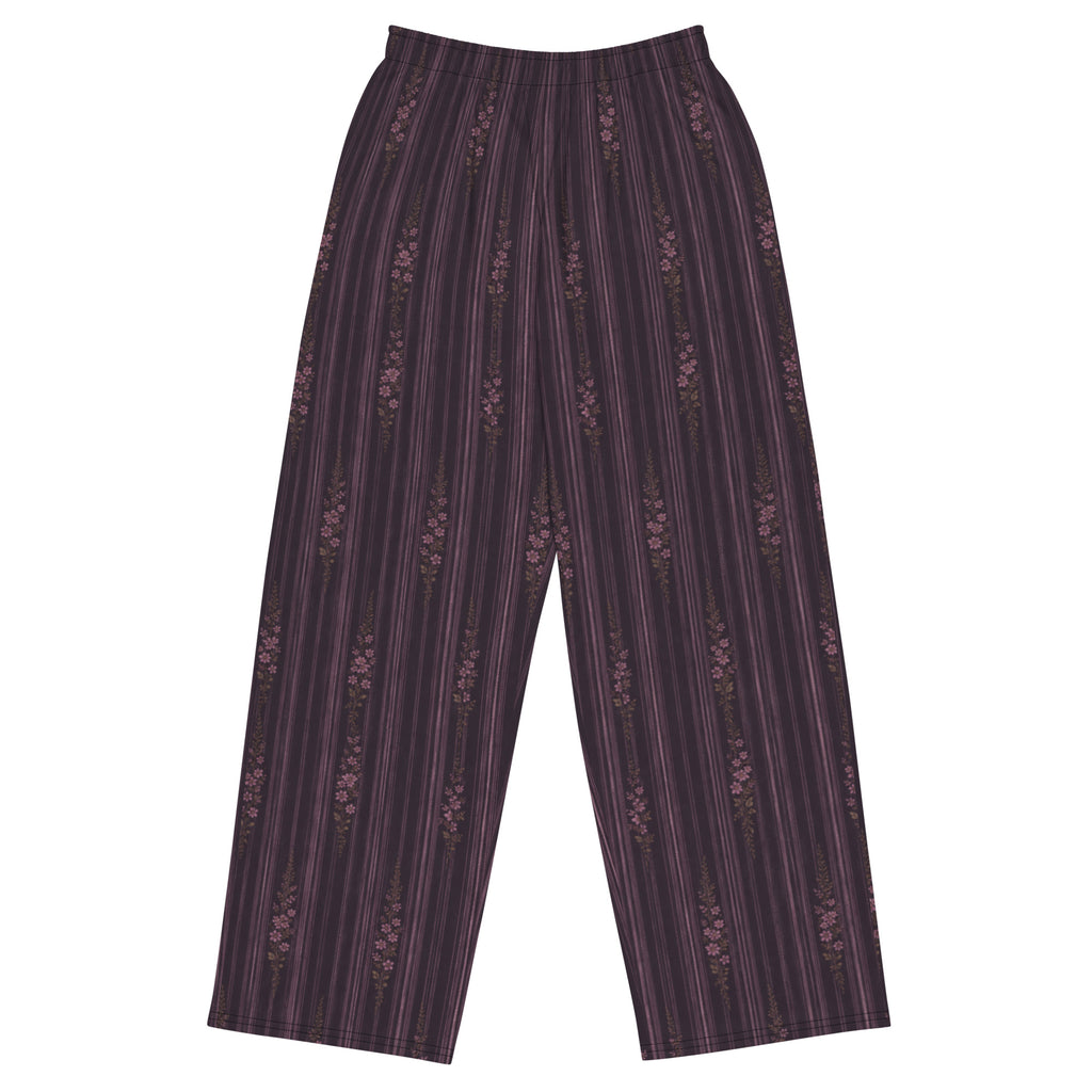 Lilac Midnight Bloom Wide-leg pants 6XL