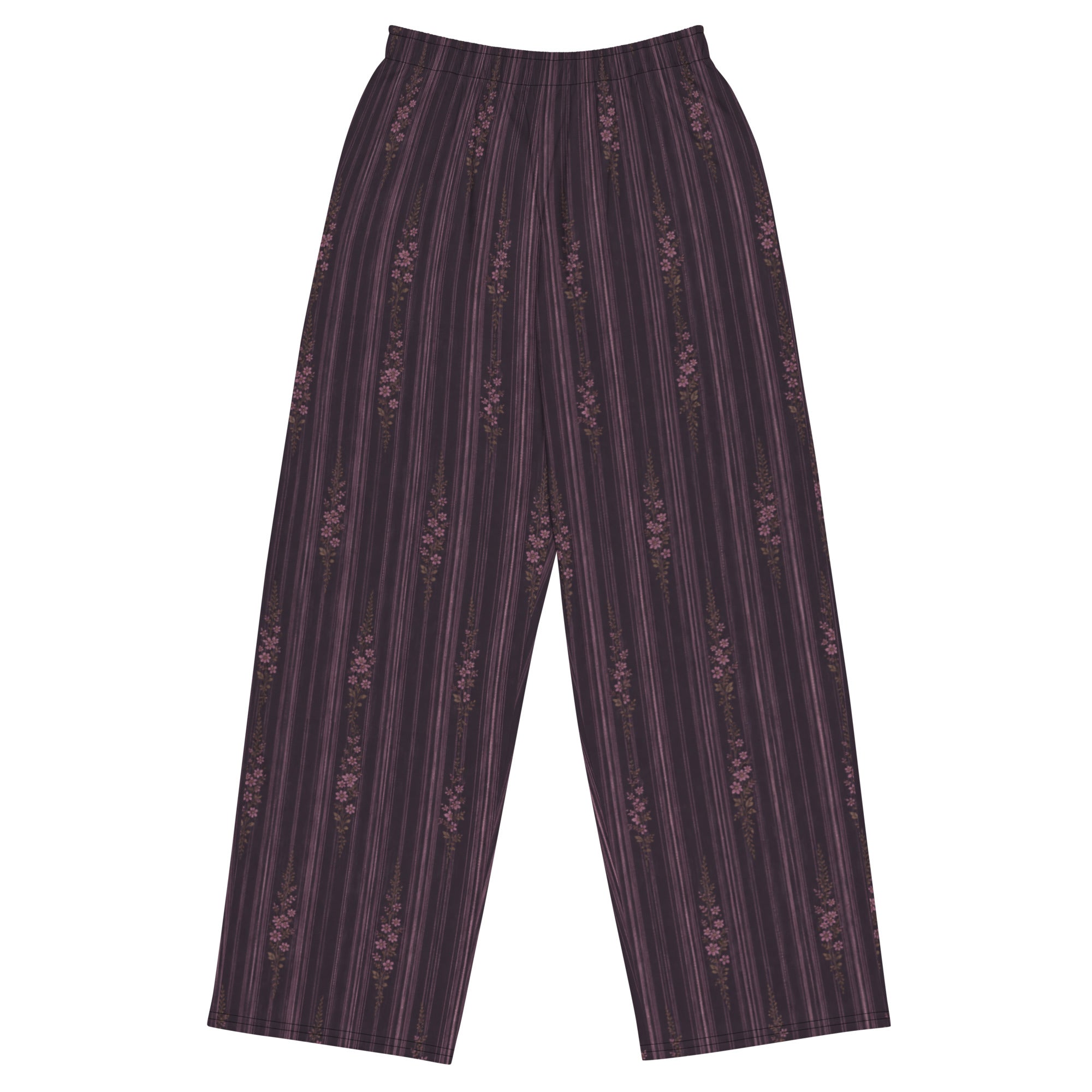 Lilac Midnight Bloom Wide-leg pants 6XL