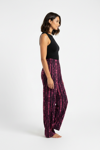 Rose Frequency wide-leg pants