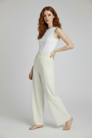 Vanilla Sprinkle wide-leg pants