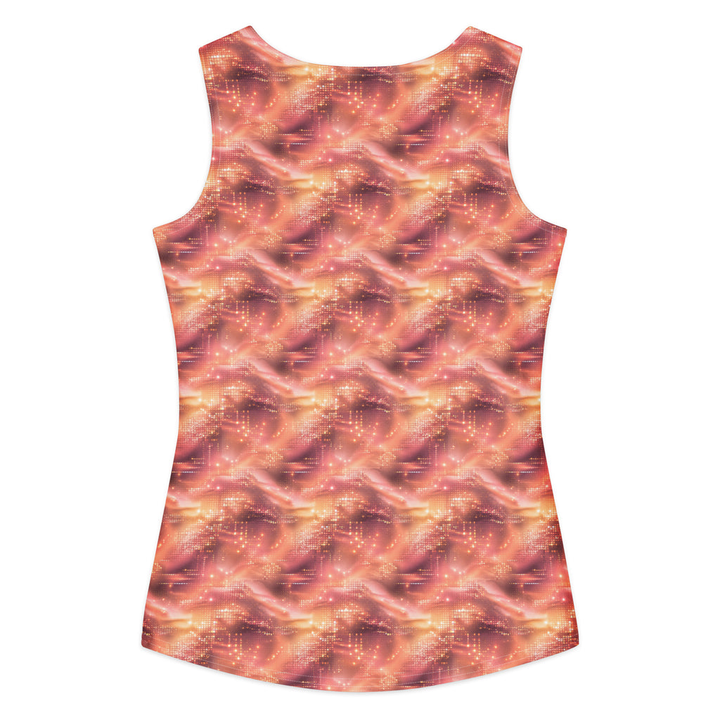 Peach Static Glow Women's cotton tank top