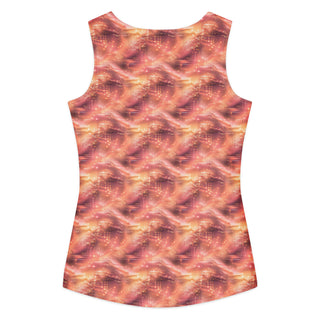 Peach Static Glow Women's cotton tank top