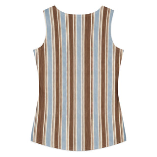 Powder and Cocoa Women's cotton tank top