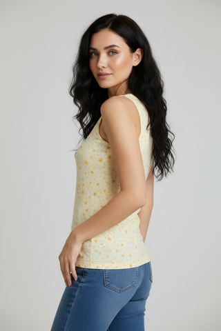 Butter Bloom Women's cotton tank top