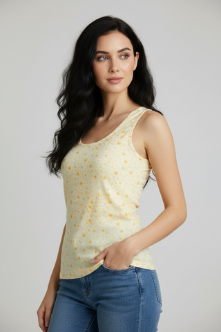 Butter Bloom Women's cotton tank top
