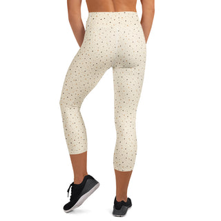 Cookies and cream Yoga Capri Leggings