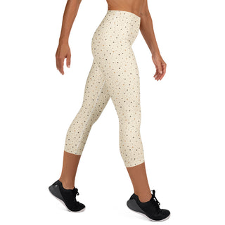Cookies and cream Yoga Capri Leggings