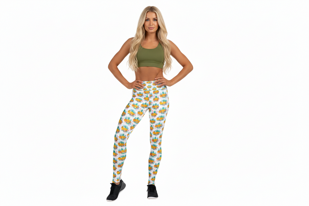 🍍 Tropical Pony Pop 🌴☀️ Yoga Leggings XL