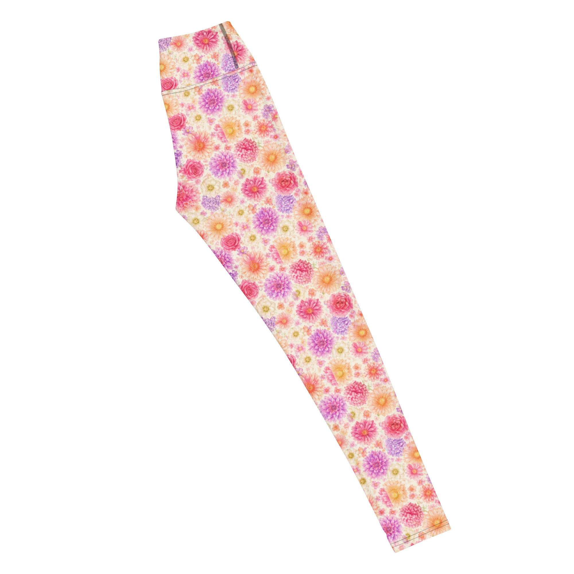 Pedal Whisper 🌸 Yoga Leggings