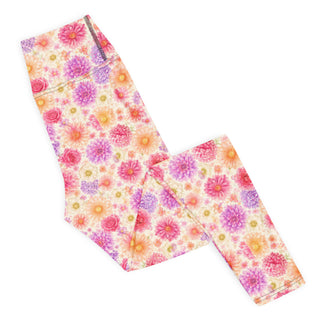 Pedal Whisper 🌸 Yoga Leggings
