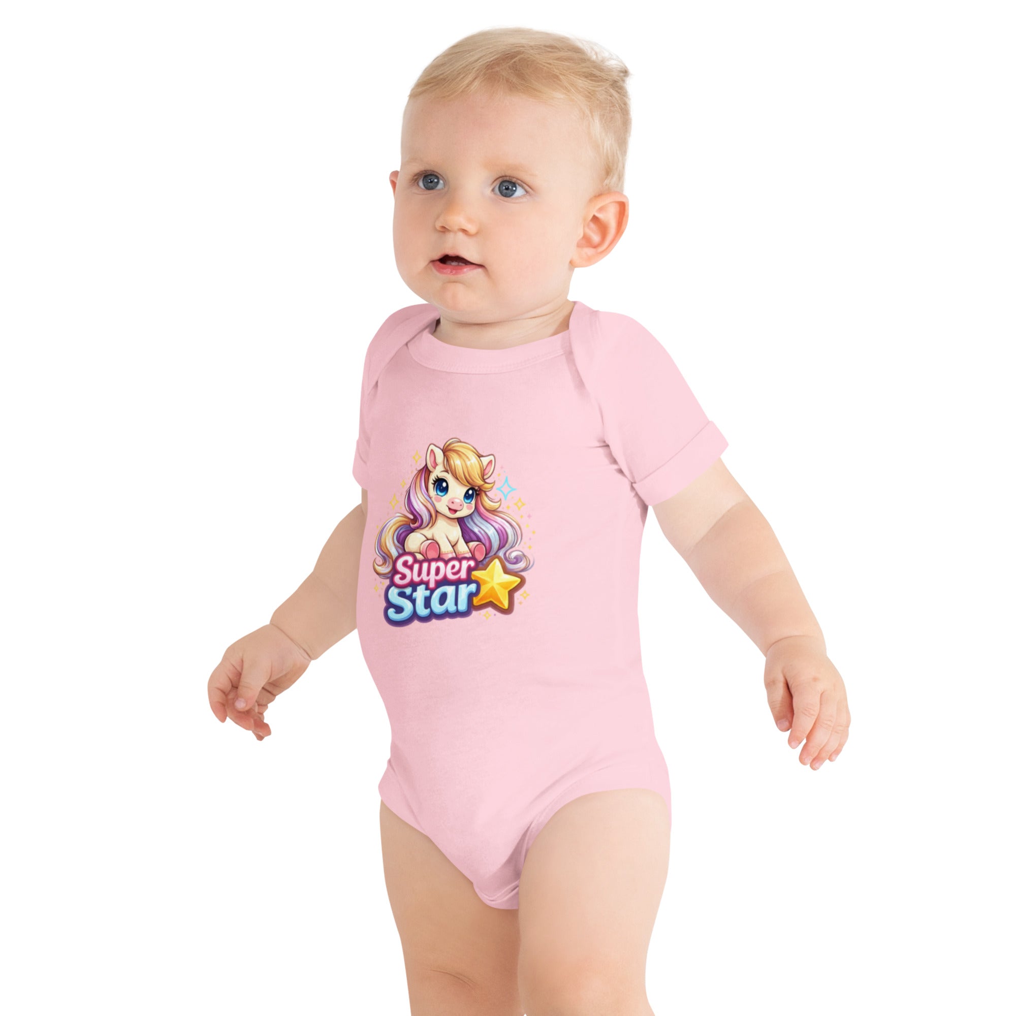 Super Star Pony Baby short sleeve one piece
